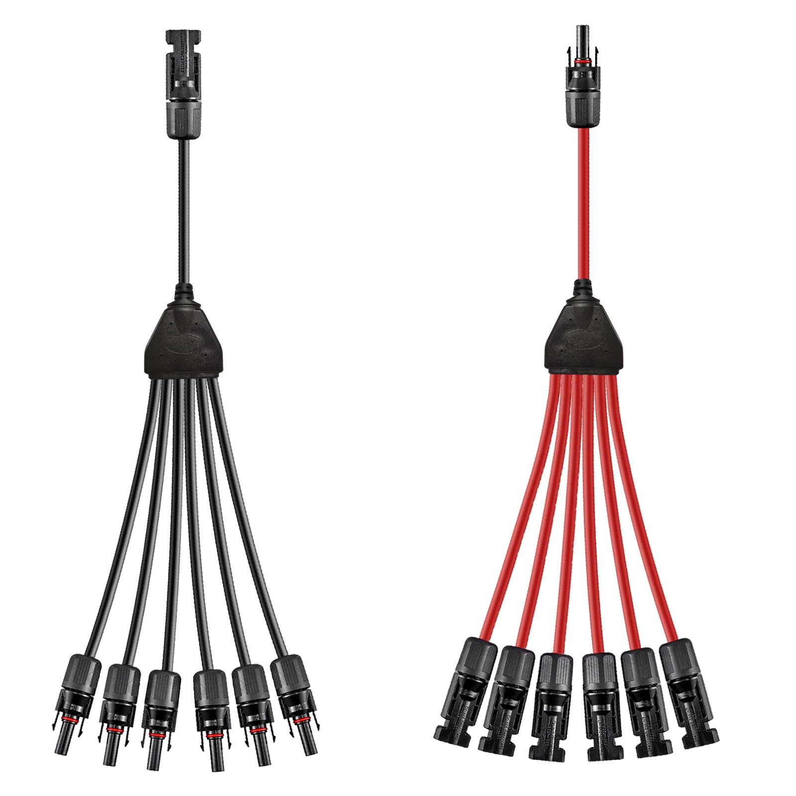 Y Solar Connector 1 to 6 Solar Y Branch Parallel Cable,Solar 1-6 Male Female ...