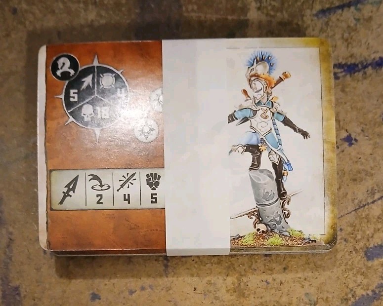 Warhammer Warcry Ydrilan Riverblades CARDS only, NEW