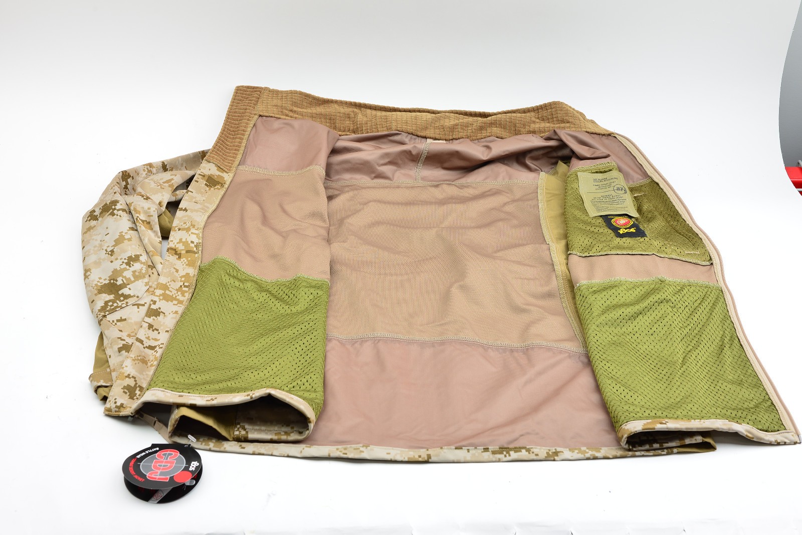 Military Combat Desert Jacket 180S CDJ USMC USA LARGE Desert Marpat MARINE CORPS