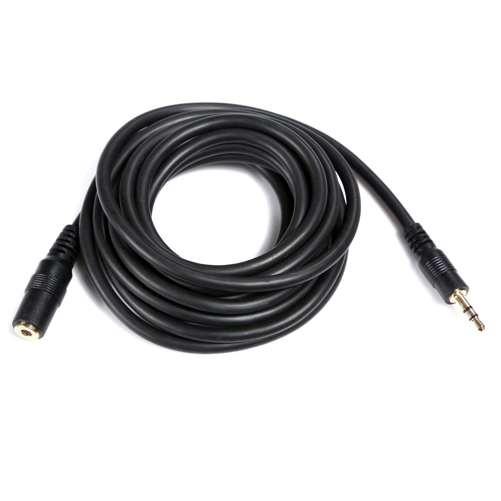 Movo 10'(3m) TRS Female 3.5mm to Male Microphone Extension Cable for Most Mics