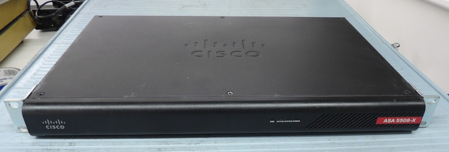 Cisco ASA 5508-X Firewall Input: 100-240V 1.5-0.85A 50-60Hz