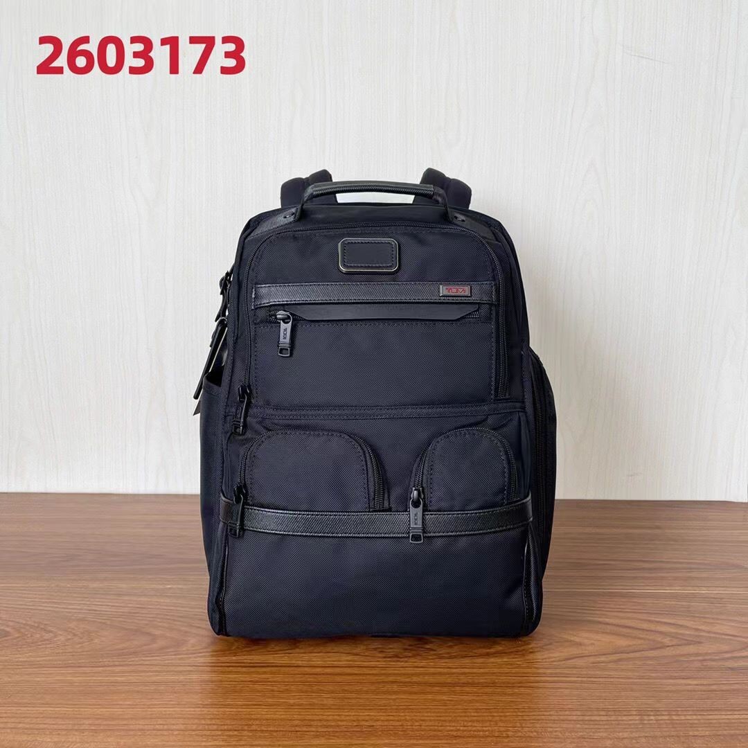 NEW TUMI ALPHA3 Compact Laptop Backpack Business Ballistic Nylon Black 2603173D3