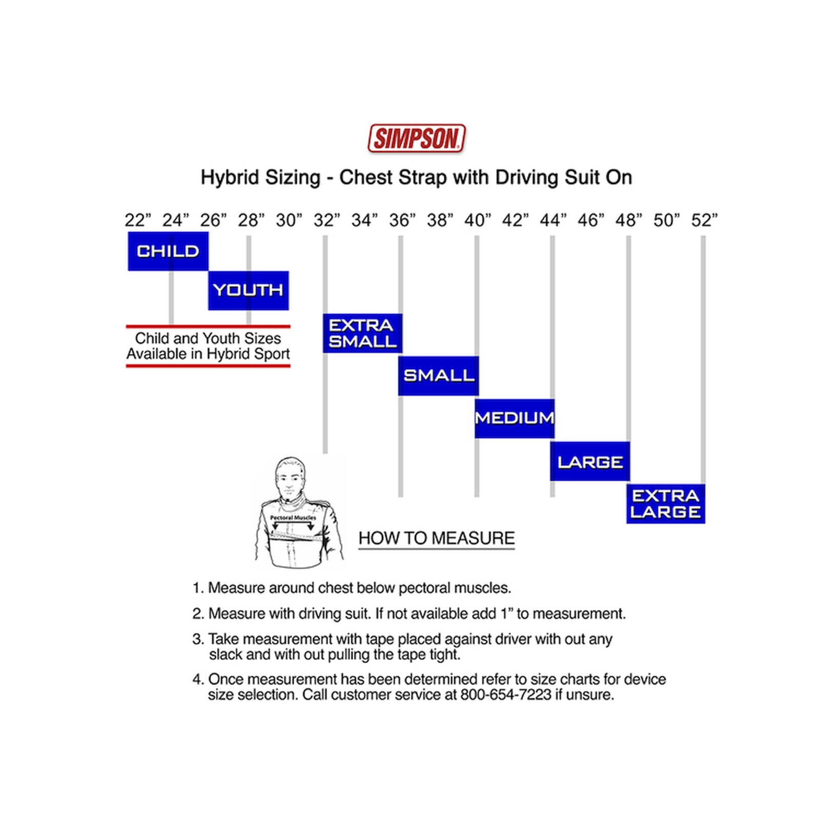 HSMED11SASM61 Simpson Racing Hybrid Sport