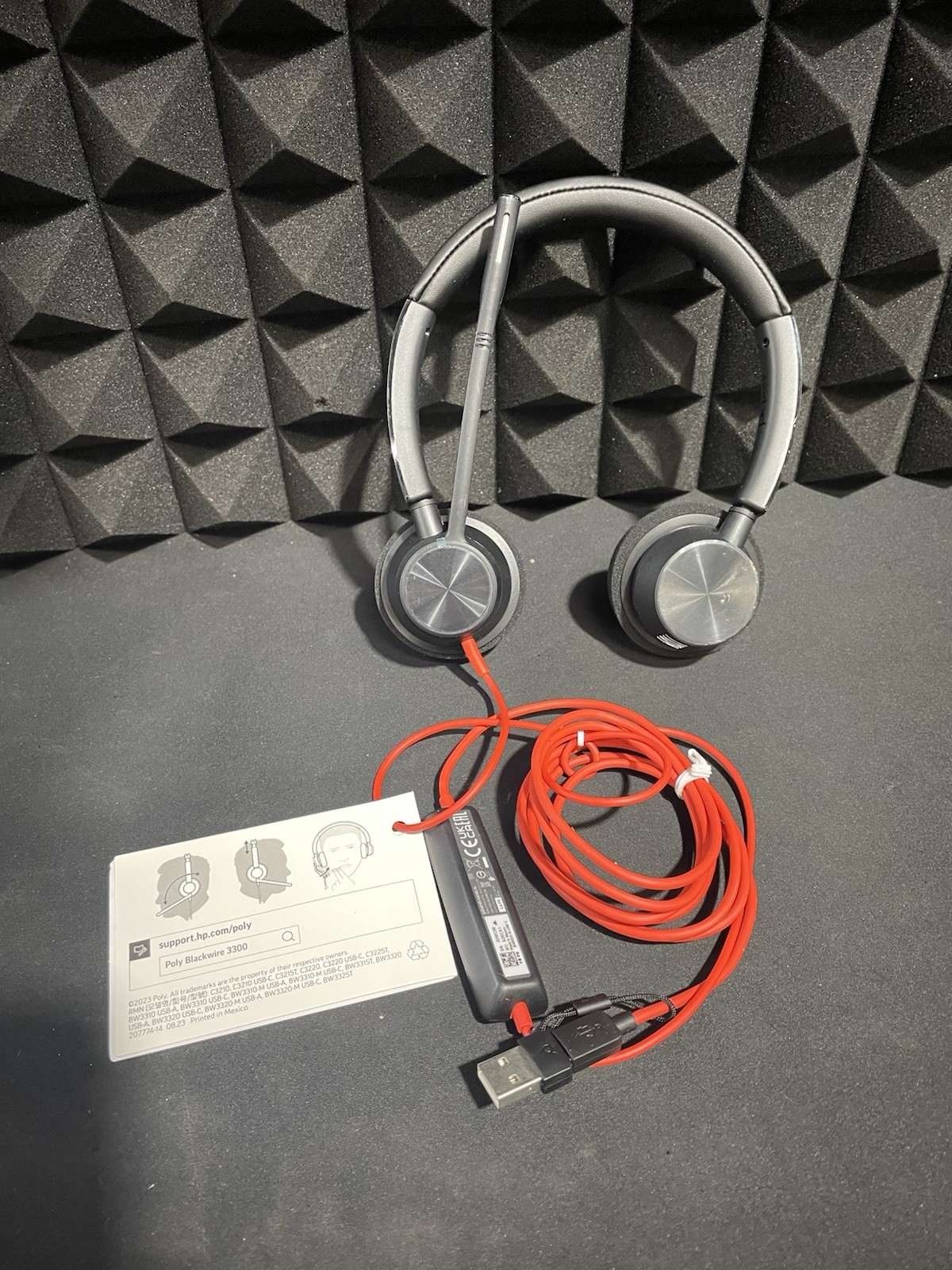 Poly Blackwire C3320-M Stereo USB-C/A Headset 8X220AA Open Box