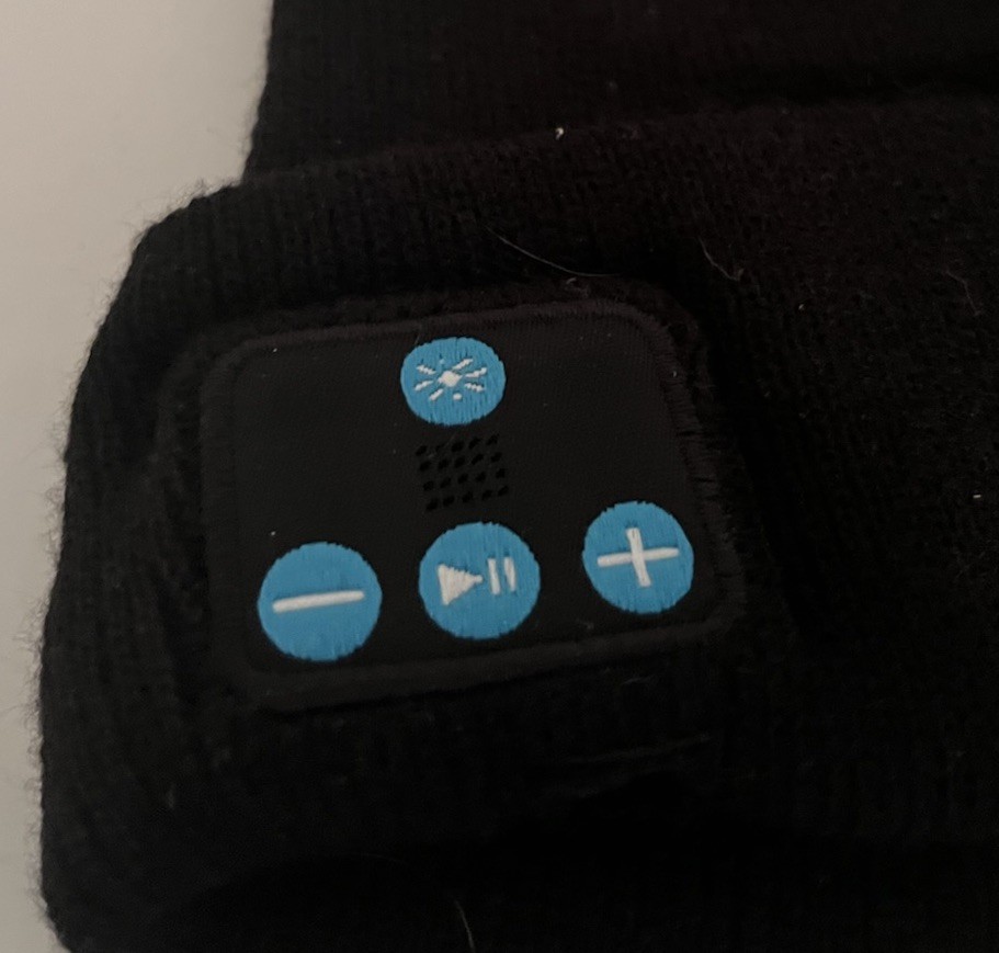 Tech Beanie Built In Light And Bluetooth Connection