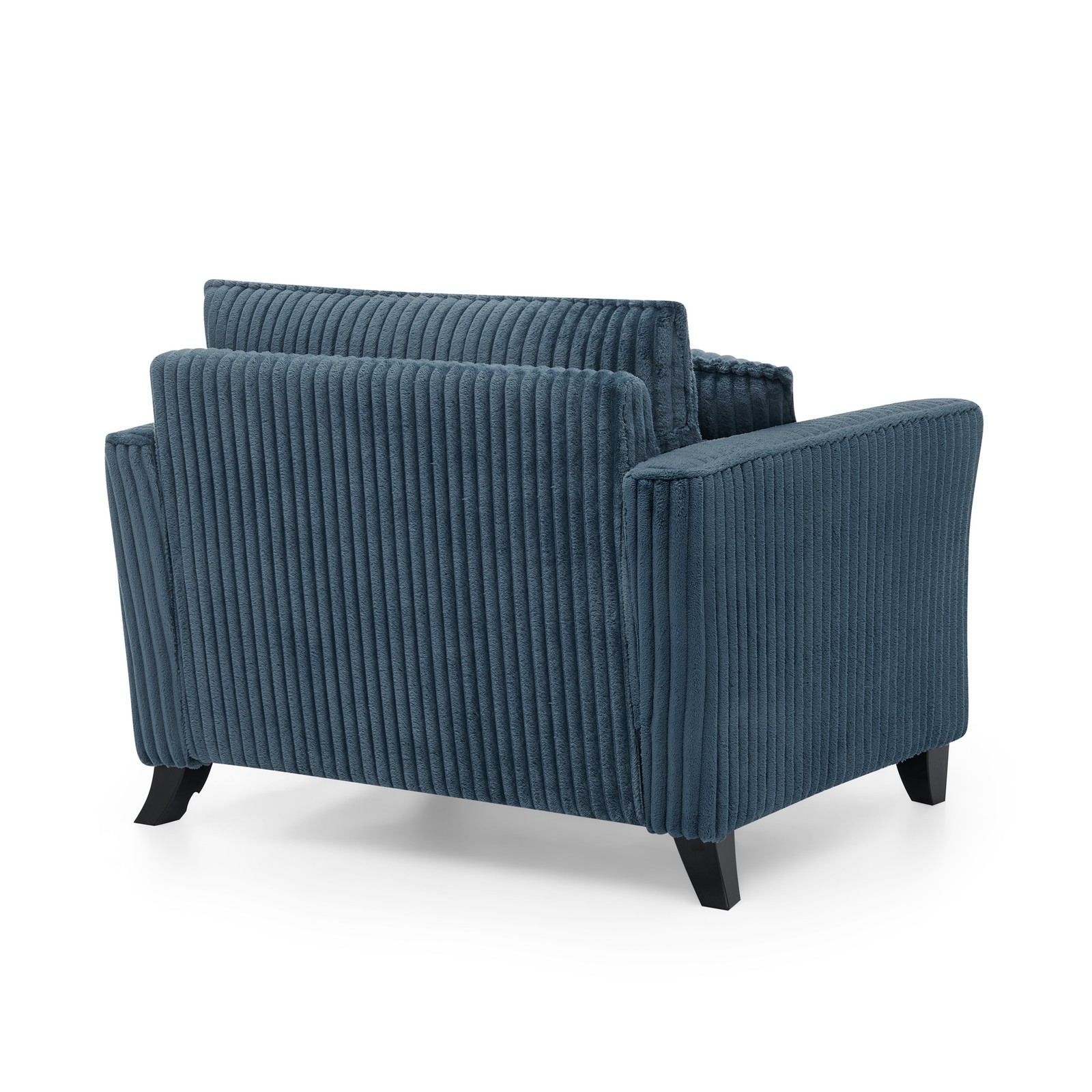 Single Person Sofa Chair with Backrest & Armrests - Blue
