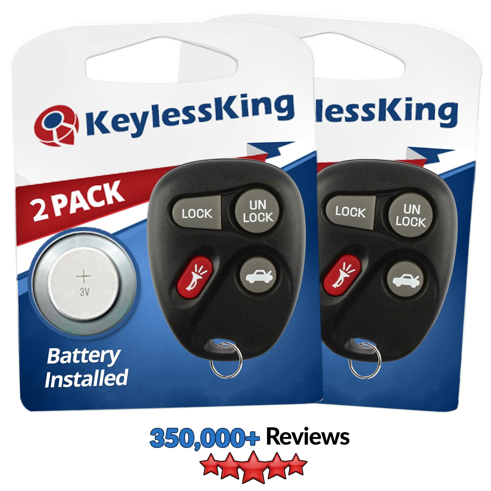 2 New Replacement Keyless Entry Car Remote Key Fob Control Beeper for ABO1502T