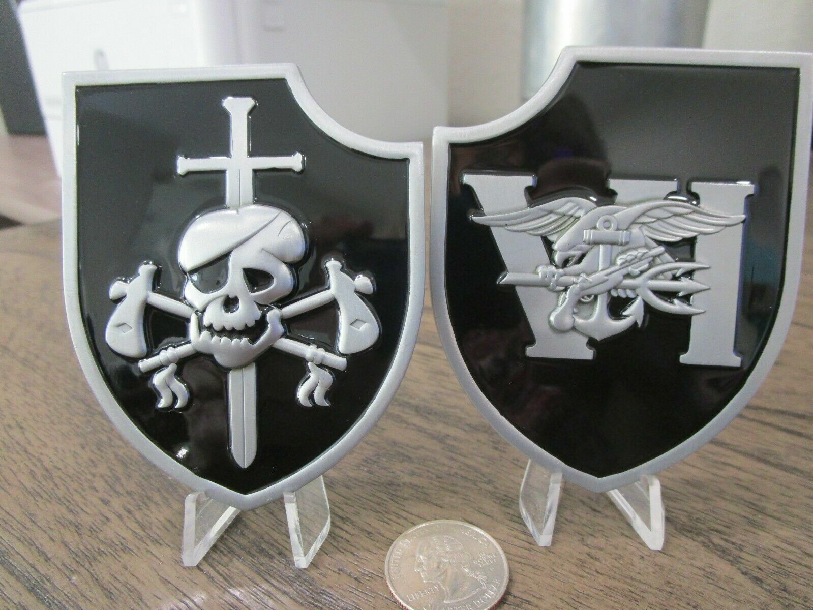 Navy Seal Team Six Silver Squadron DEVGRU NSWDG JSOC Tier 1 USN Challenge Coin