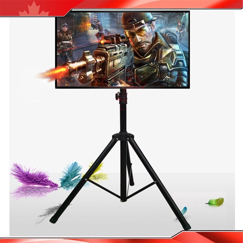 14"-40" LCD Display Floor Stand Portable Foldable Flat Panel Monitor Stand