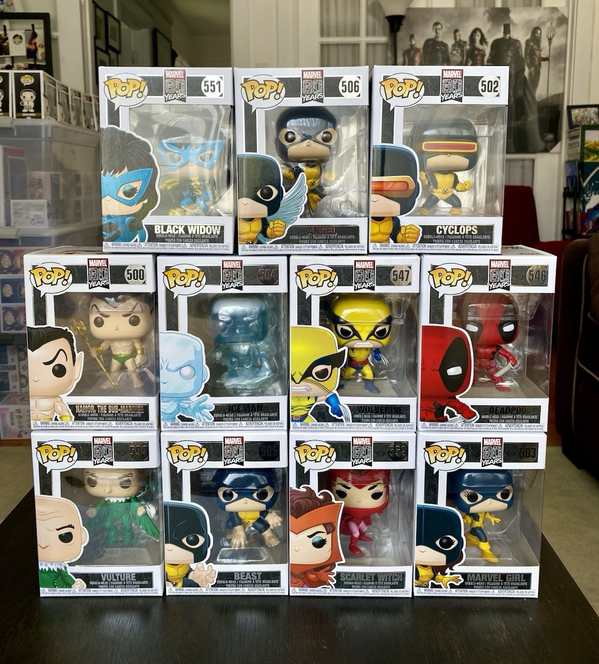 Funko Pop! Marvel 80 Years Lot of 12 Vaulted