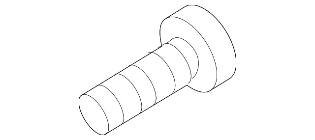 Genuine Volkswagen Drive Shaft Center Support Bolt N-106-449-01