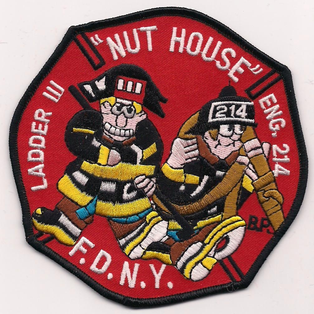 New York City - FDNY Engine - 214 / Ladder-111, NY (4.75" x 4.75") fire patch