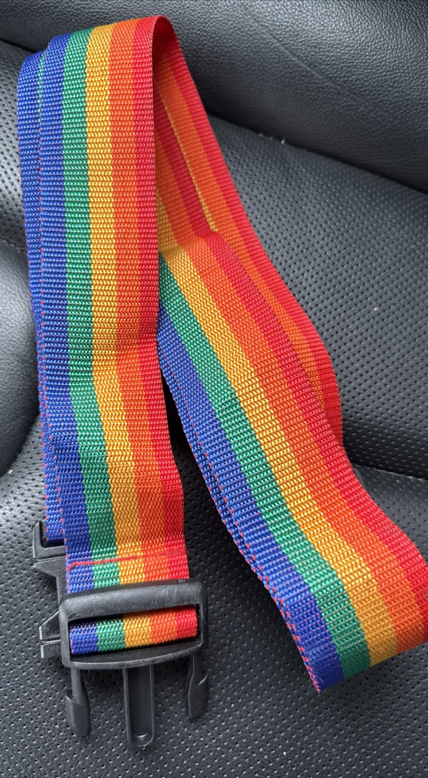 Rainbow Strap Adjustable  39-72” Pride Strap Nylon 2” Wide