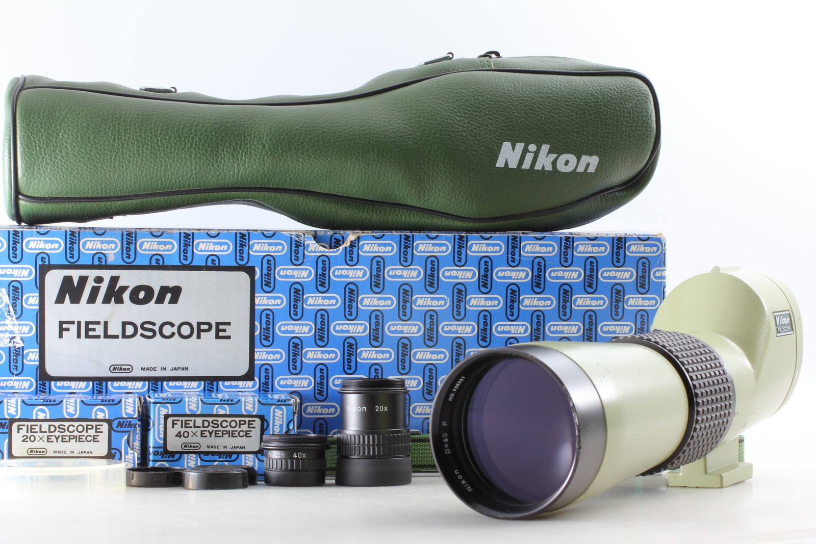 [ Near MINT w/ Box Case ] Nikon Fieldscope D60 P Eyepiece 20x 40x From JAPAN