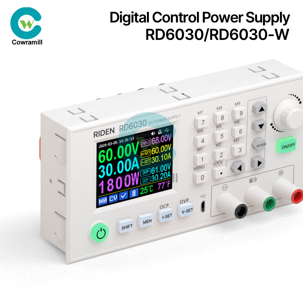 RD6030 RD6030W 60V 30A Digital Display Adjustable DC Stabilizer Power Supply USB