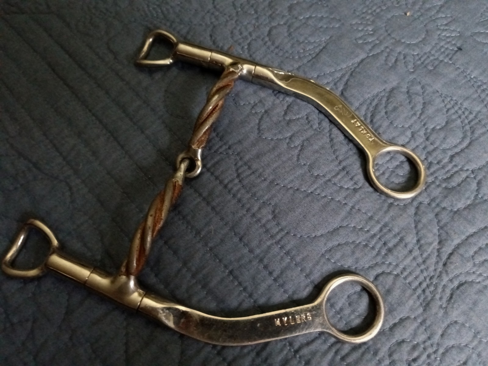 Mylers sweet iron twisted snaffle bit