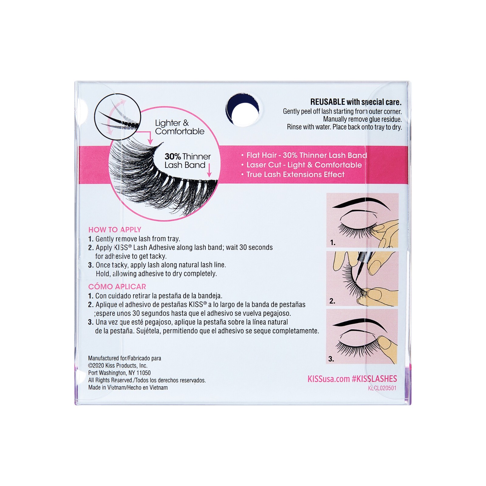 Kiss Lash Couture Luxtensions Royal Satin