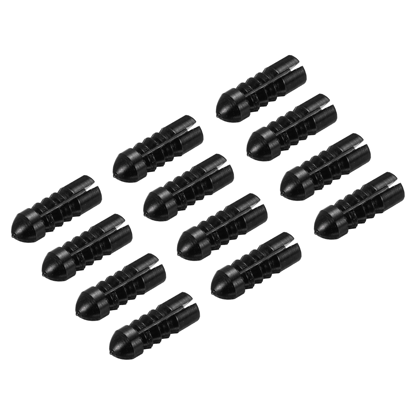 12pcs Dart Flight Protectors Aluminum Alloy Dart Wing Protectors Black