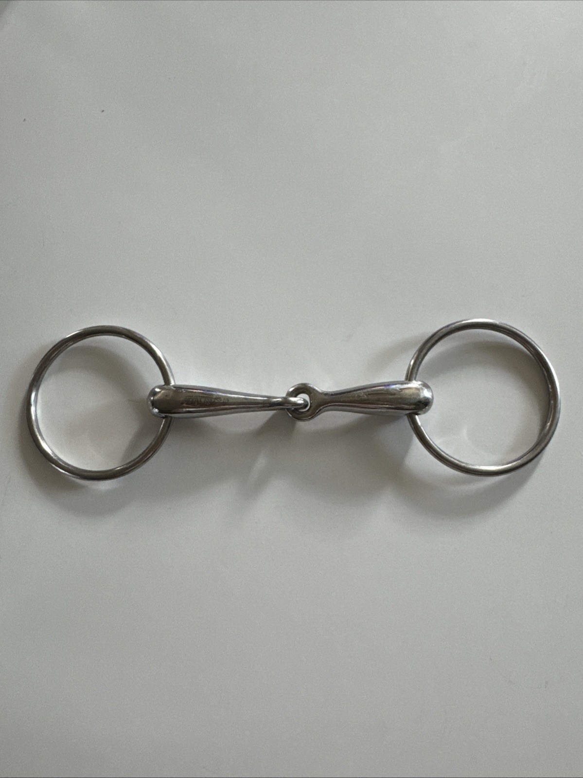 Metalab Loose Ring Snaffle, Lightweight, ENGLISH HORSE BIT, 5”, Used