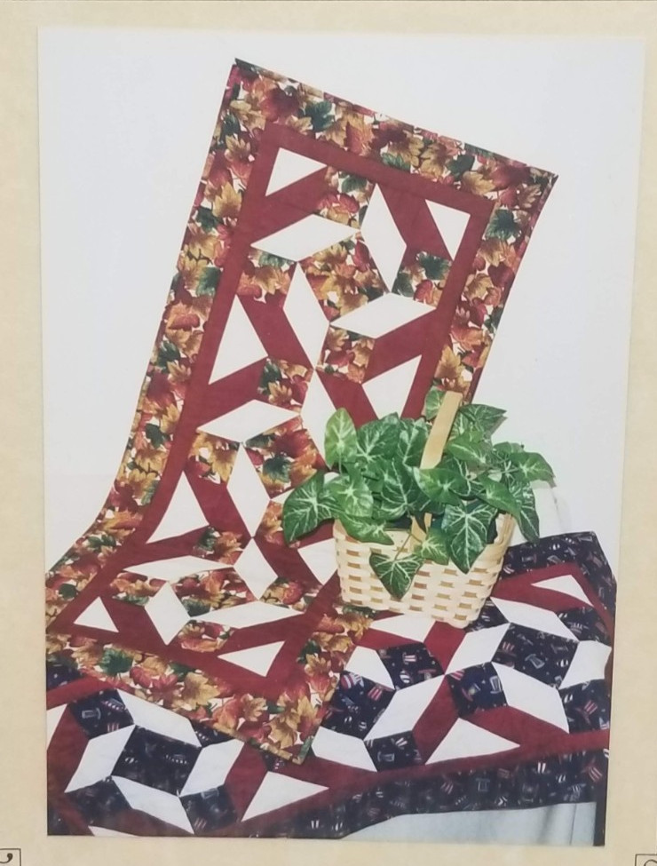 Seasonal Splendor Quilt Pattern by Stitchin' Friends, 16" x 36"