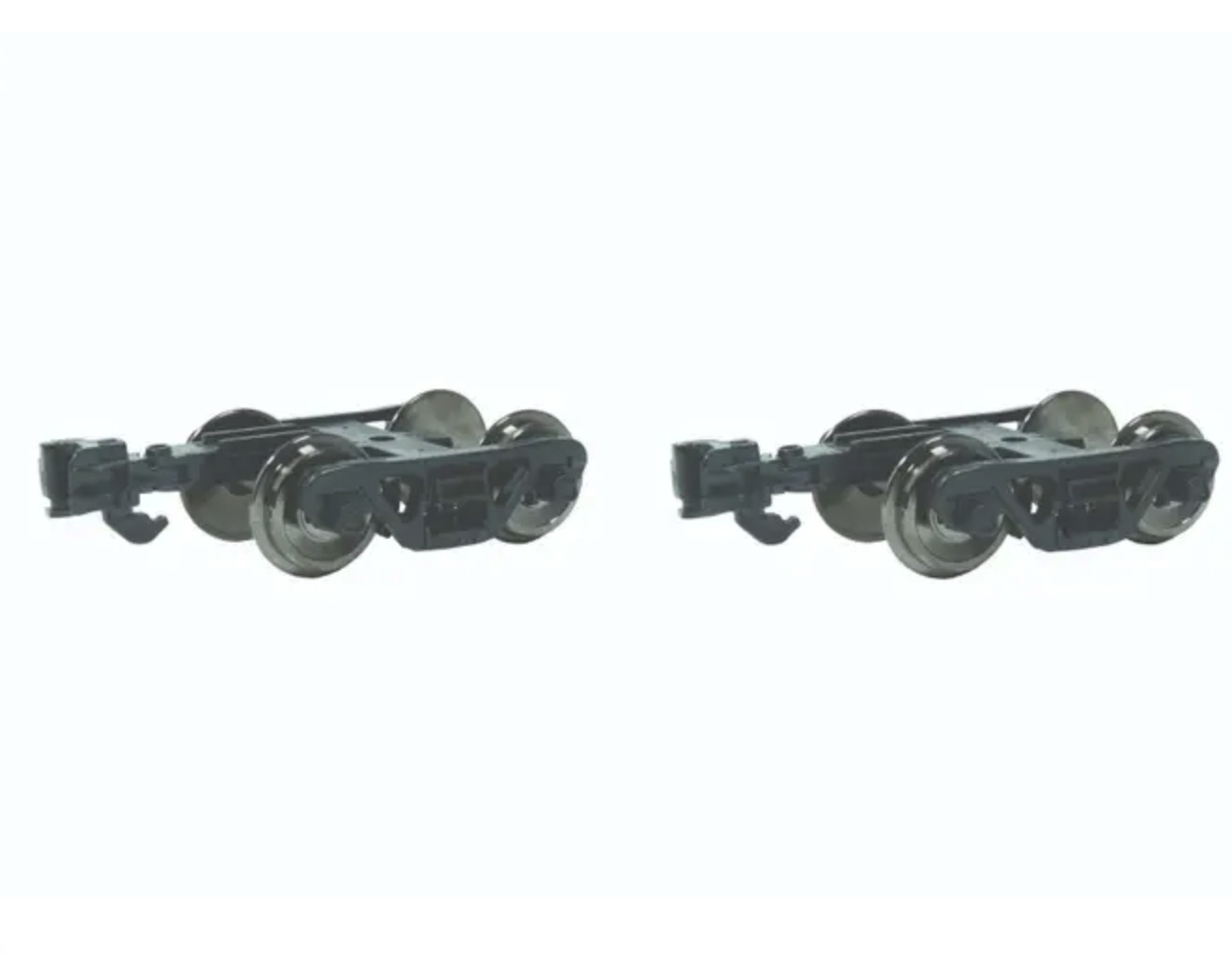 2 BACHMANN / ARISTOCRAFT 92430 G ROLLER BEARING FREIGHT TRUCKS with METAL WHEELS