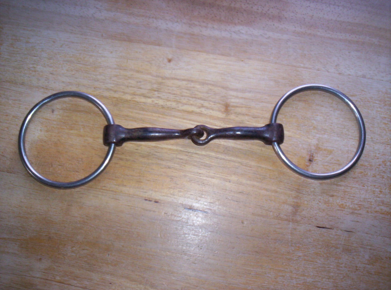 Used Stainless Loose Ring Snaffle 5" Sweet Iron Mouth