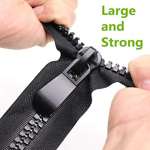 #15 Super Large Two Way Separating Plastic Zippers for Sewing, Parka, 30"
