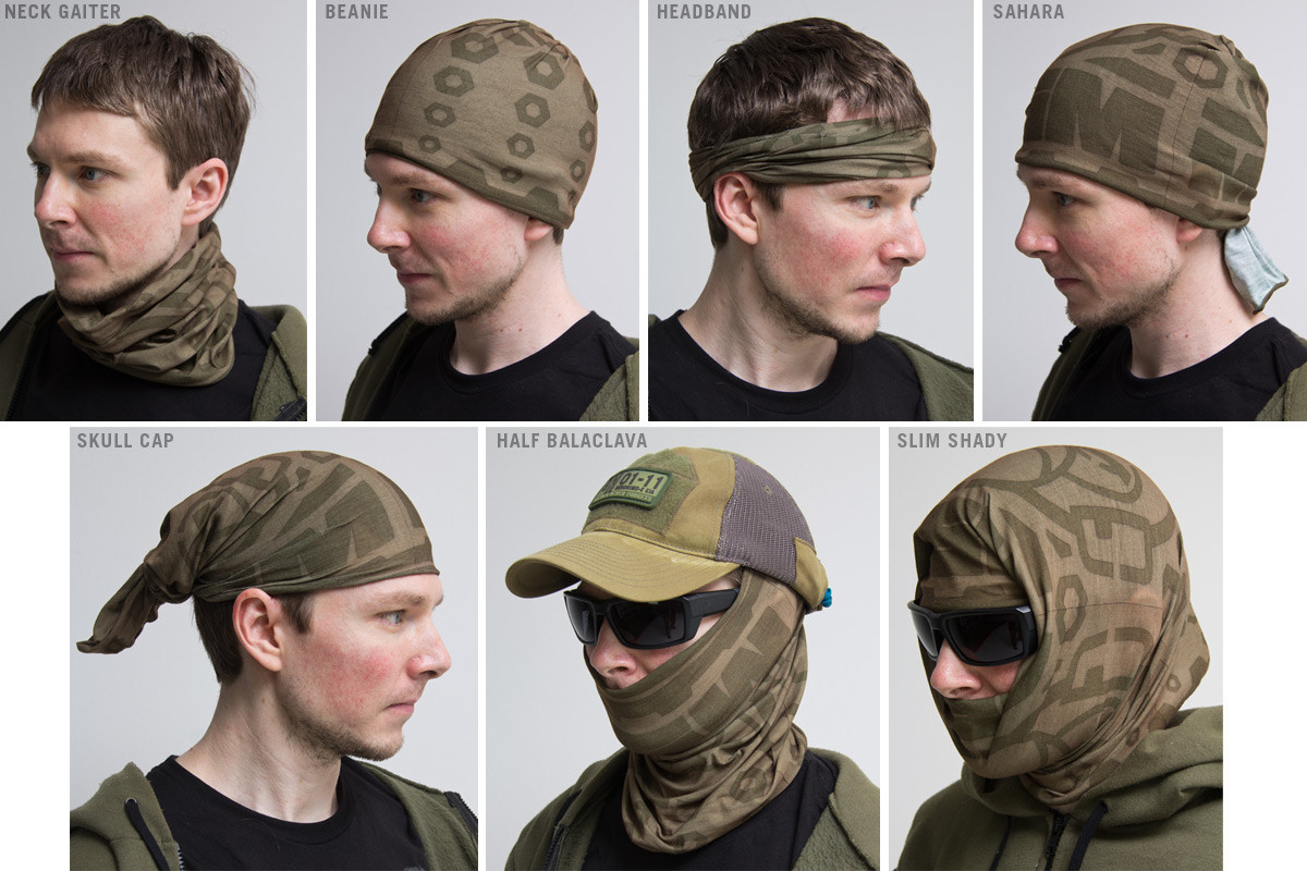 Milspec Monkey MSM - SHEMAGH Multi Wrap Head Gear - Arid - Dusty Brown