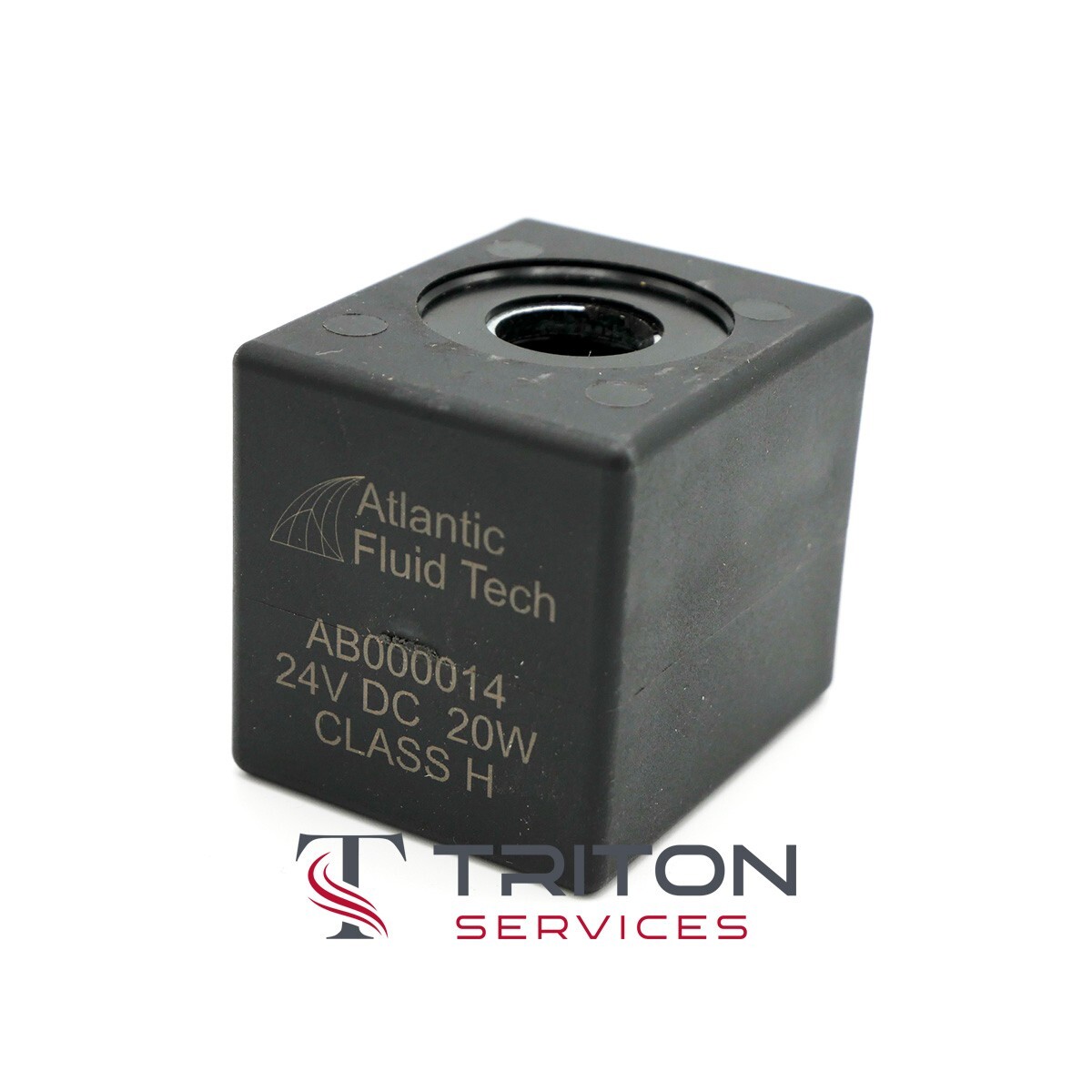 Atlantic Fluid Tech coil, part number AB000014, M7 class H, 24 VDC AMP