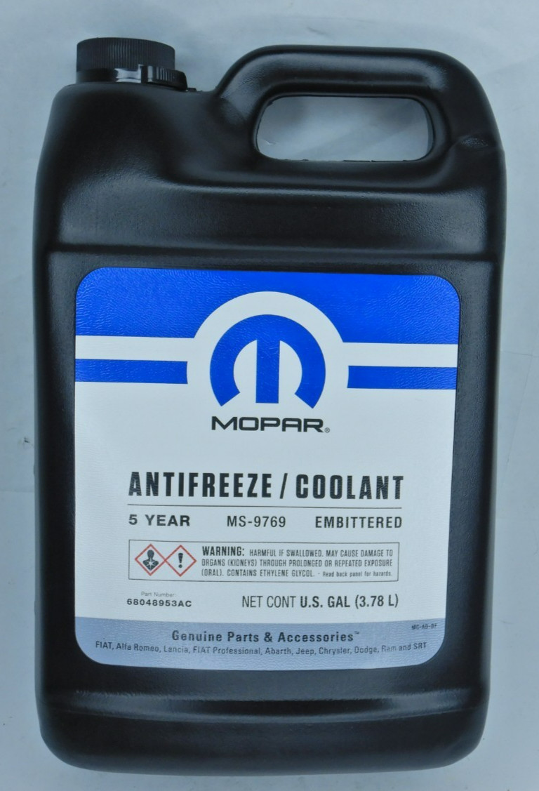 Genuine Mopar Parts 68048953AC Antifreeze/Coolant 1 Gallon