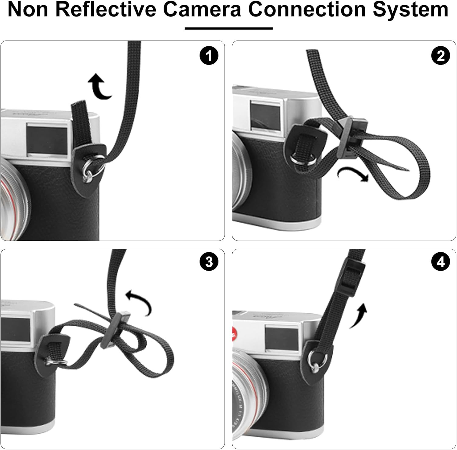 Neck Strap Silicone Camera Straps - Padded Camera Strap, 1.5" Wide Adjustable Ny