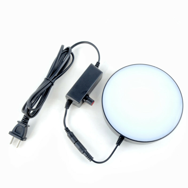 100V-240V Adjustable Brightness LED Ring Bottom Light Source f Stereo Microscope