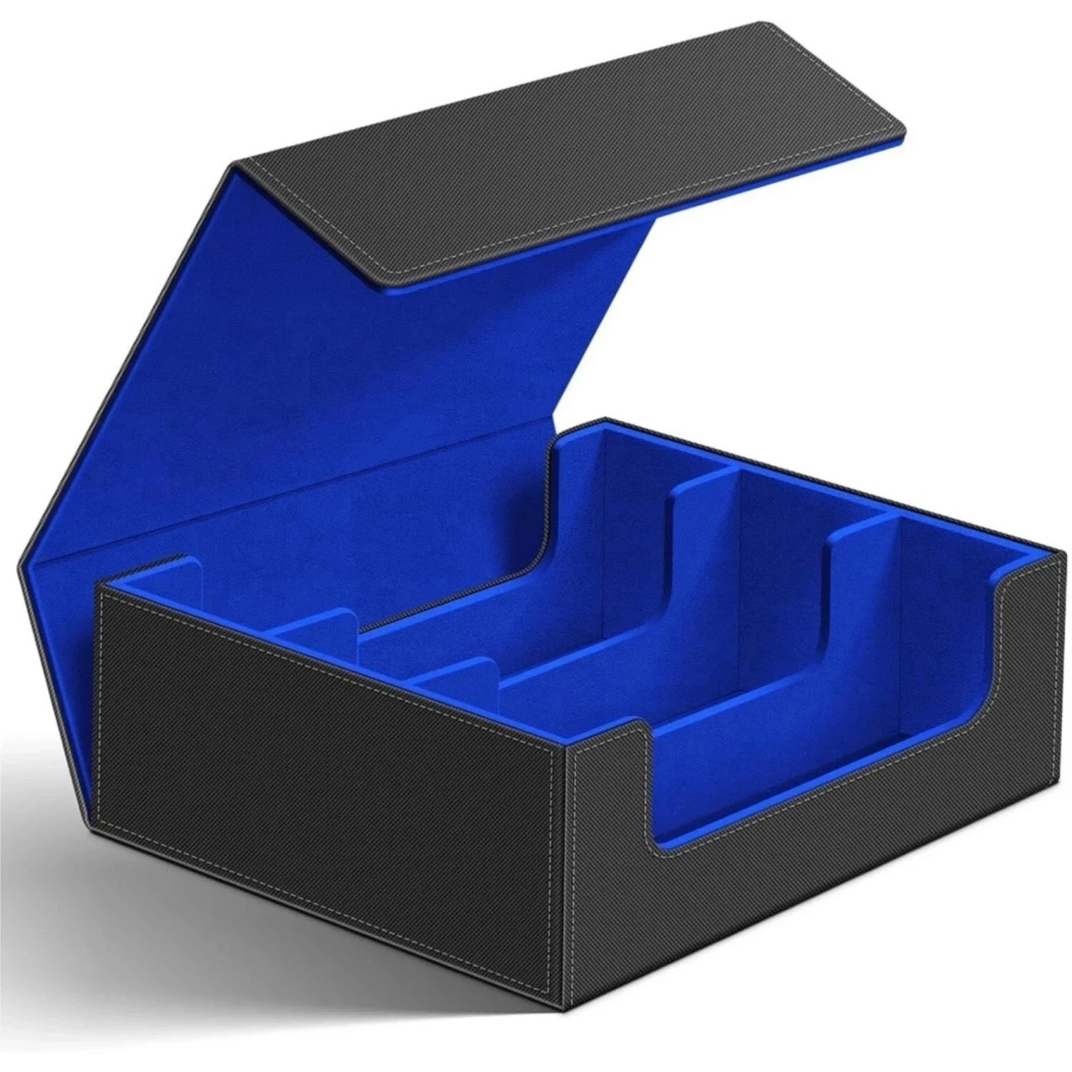Trading Card Storage Box for 1800+, Leather Storage Box with Strong Closure New
