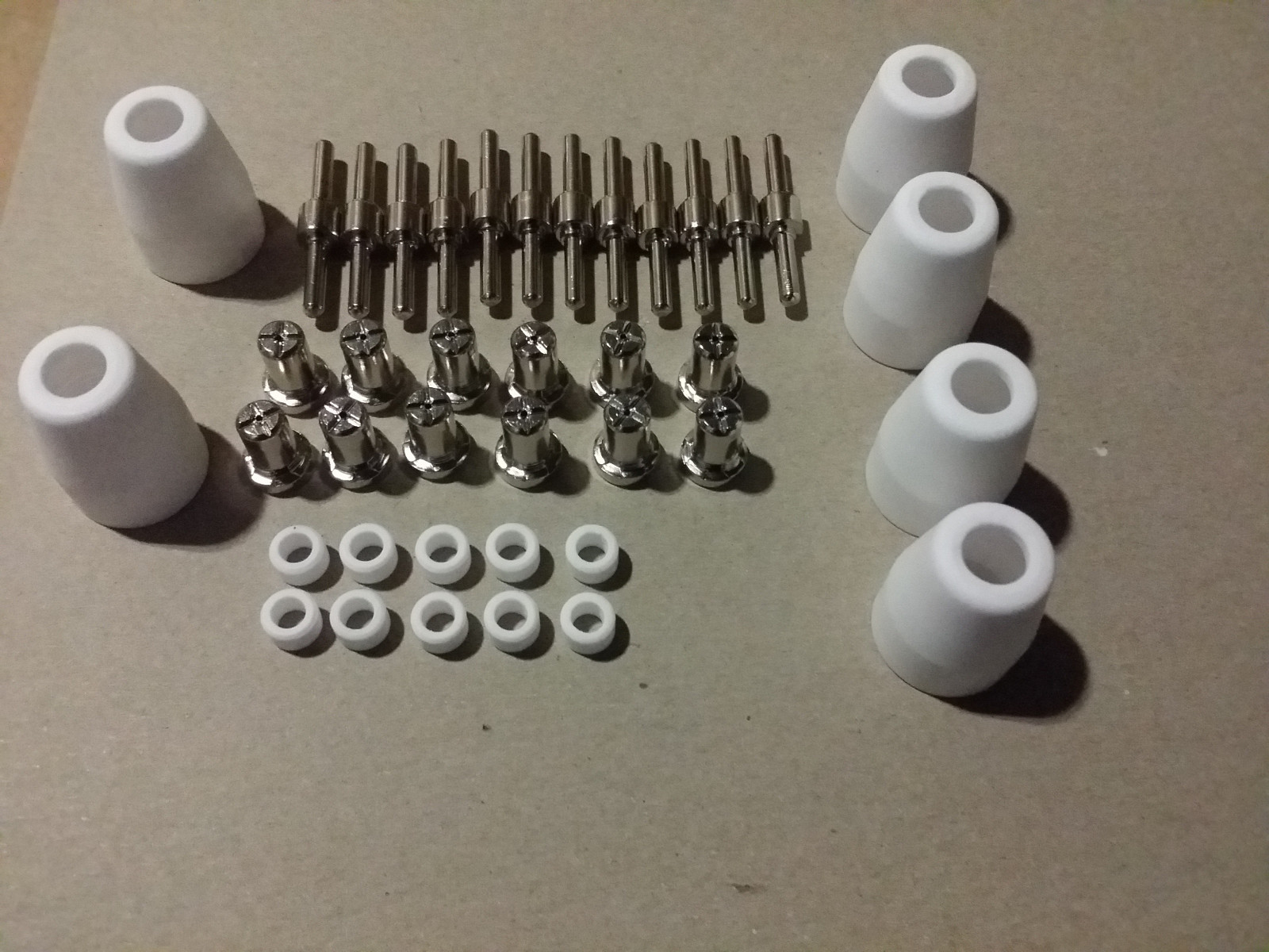 Tips Consumables for Ramsond Plasma Cutter Consumables 40pcs fits Ramsond 50AMP
