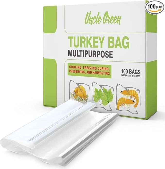 Uncle Green Turkey Bag- 18" x 24" 1000 Bags