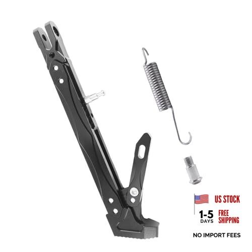 Universal CNC Motorcycle Lengthened Adjustable Long Kickstand Accessories For