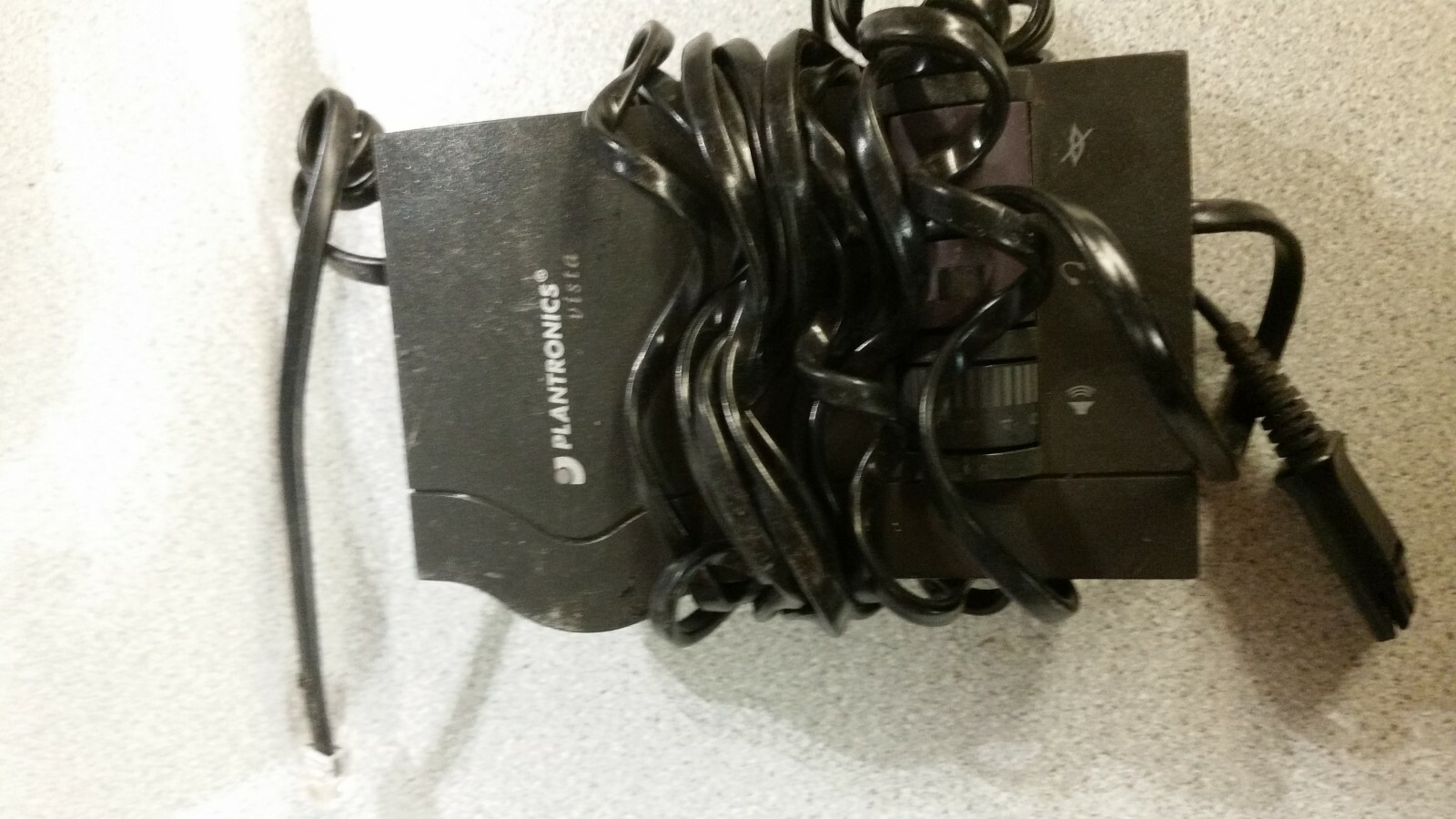 Plantronics M12 VISTA Amp & Cords use w H251N H91 H41 H261N H51 H61 H81 H61N etc