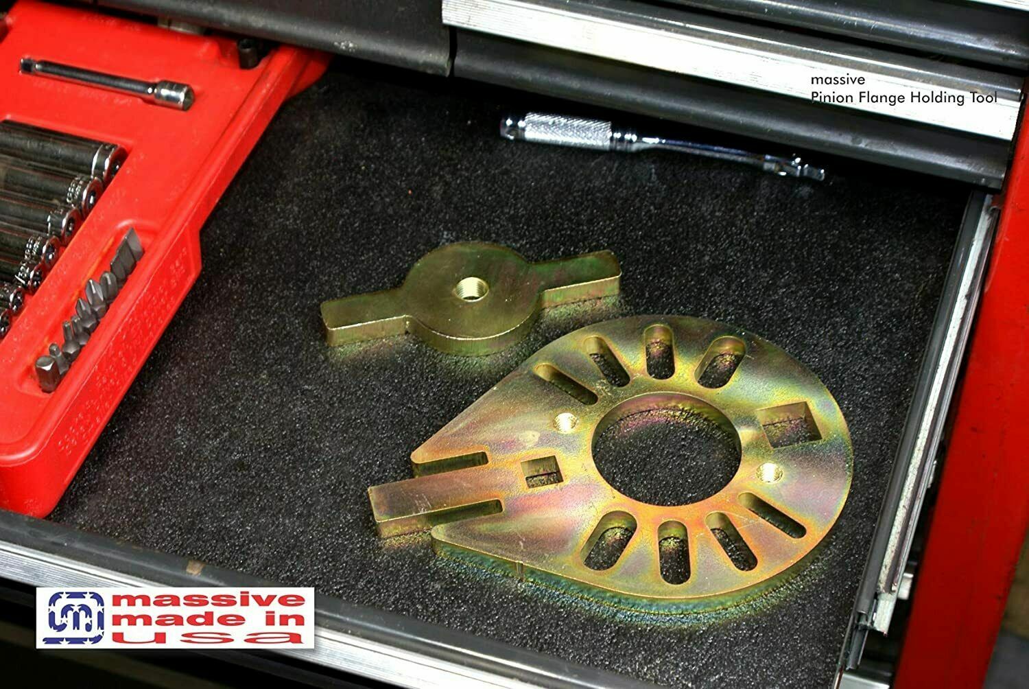 Pinion Flange Holding Tool Holder Yoke Wrench GM Ring Rear End Axle Nut 10 12 Bo