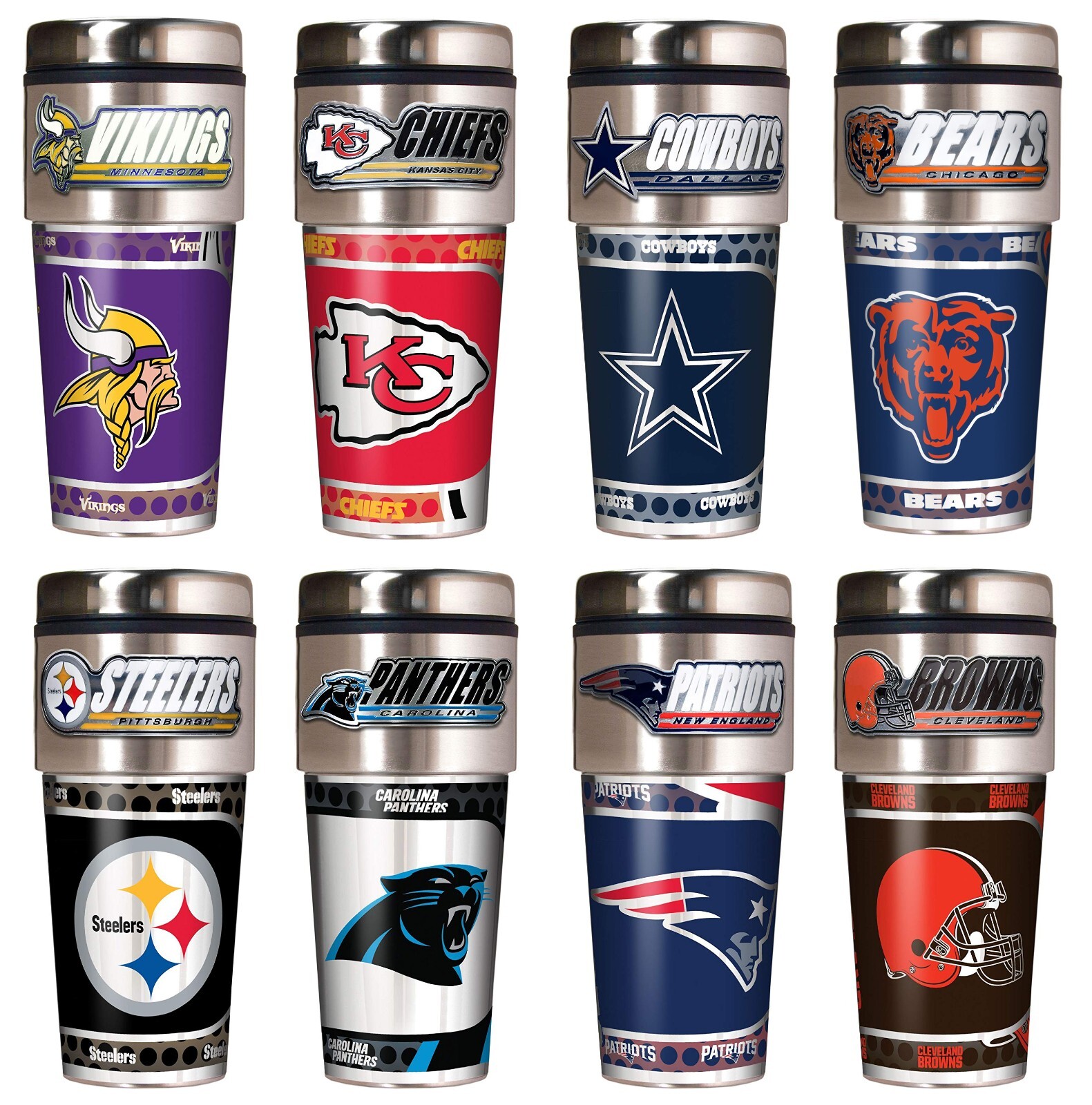 **Manufacturer defect ** "bubbled"  - NFL FOOTBALL Travel Tumbler - PICK TEAM