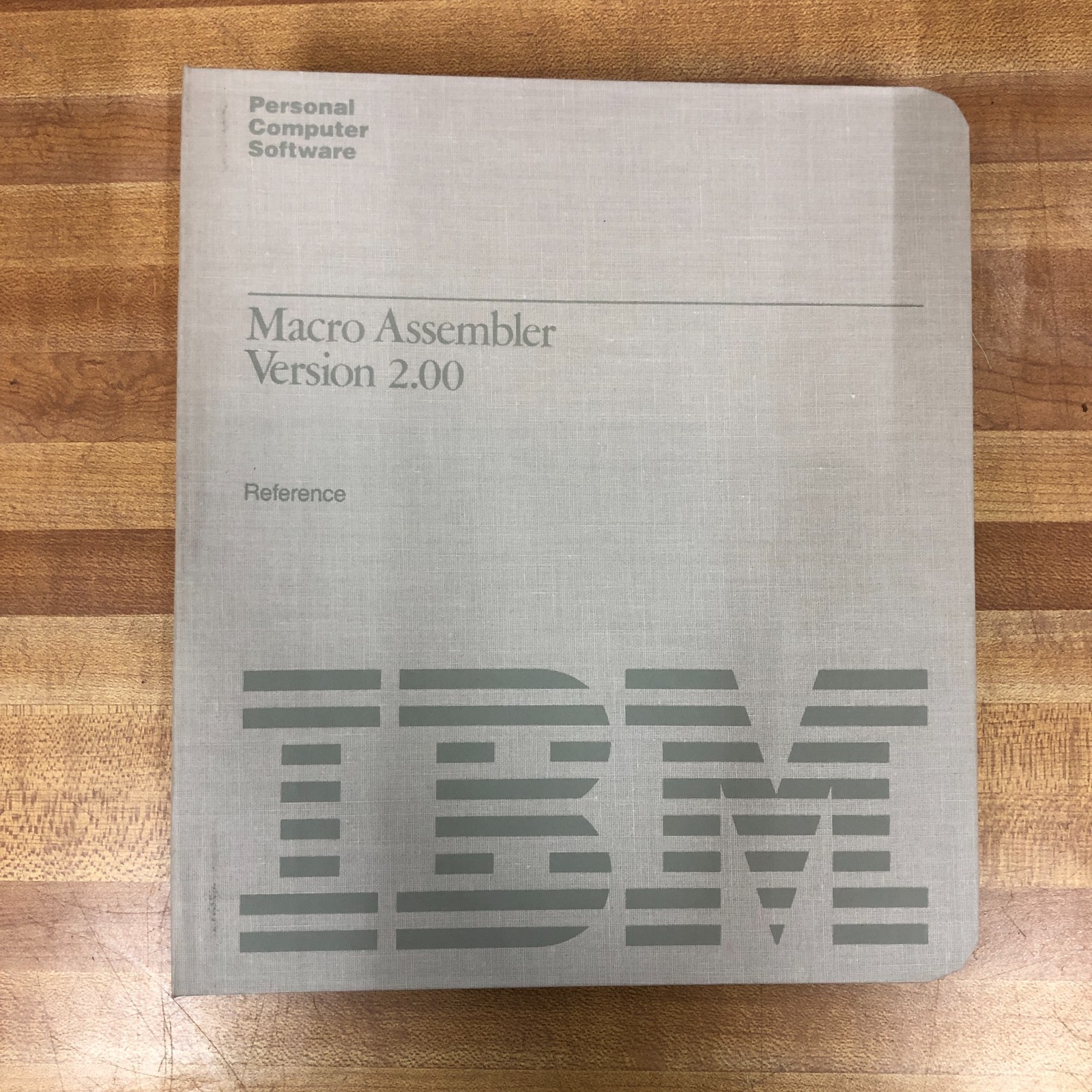 IBM PC Personal Computer Macro Assembler 2.00 5.25" Floppy Disk Software