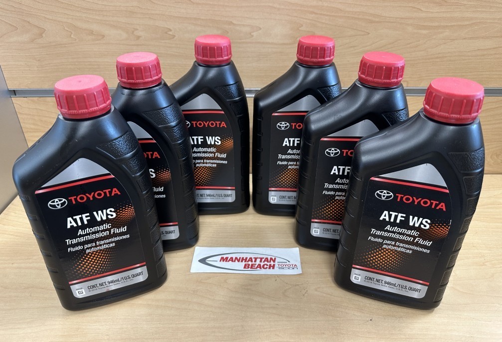 New OEM Toyota ATF World Standard (WS) Transmission Fluid Case of 6 Quarts