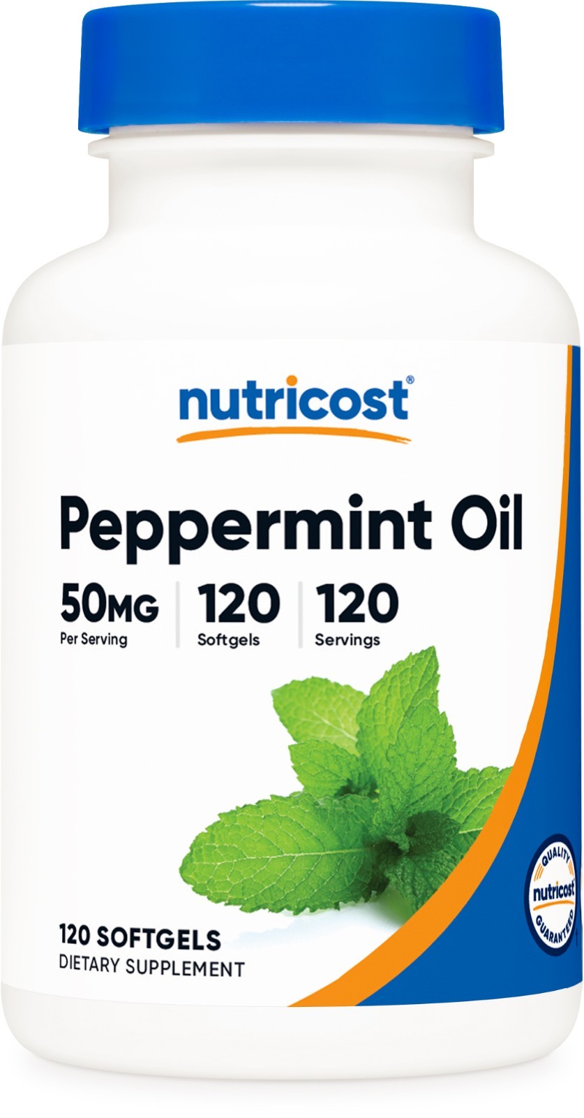 Nutricost Peppermint Oil Softgels (120 SFG) (50 MG) - Gluten Free & GMO Free
