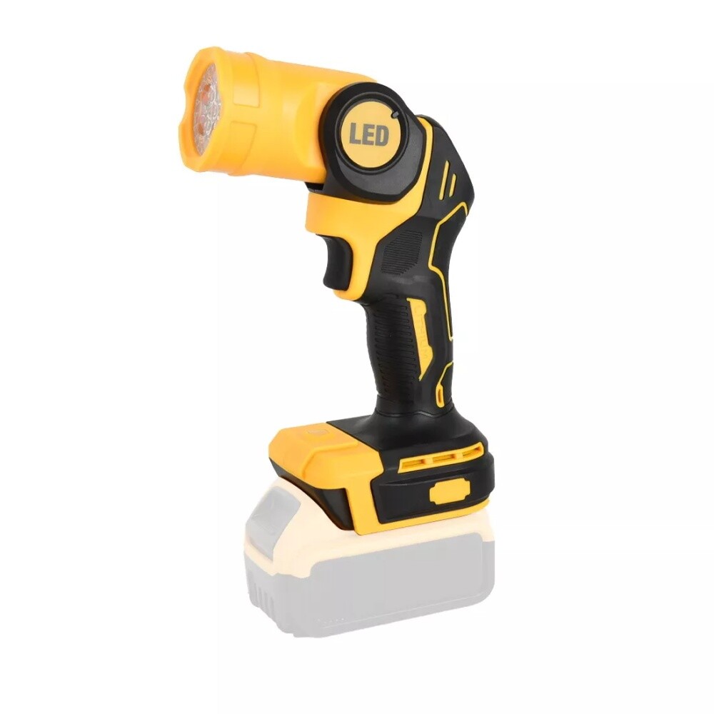 2PCS For DeWALT 20V Max Battery Cordless LED Pivoting Work Light Flashlight TOOL