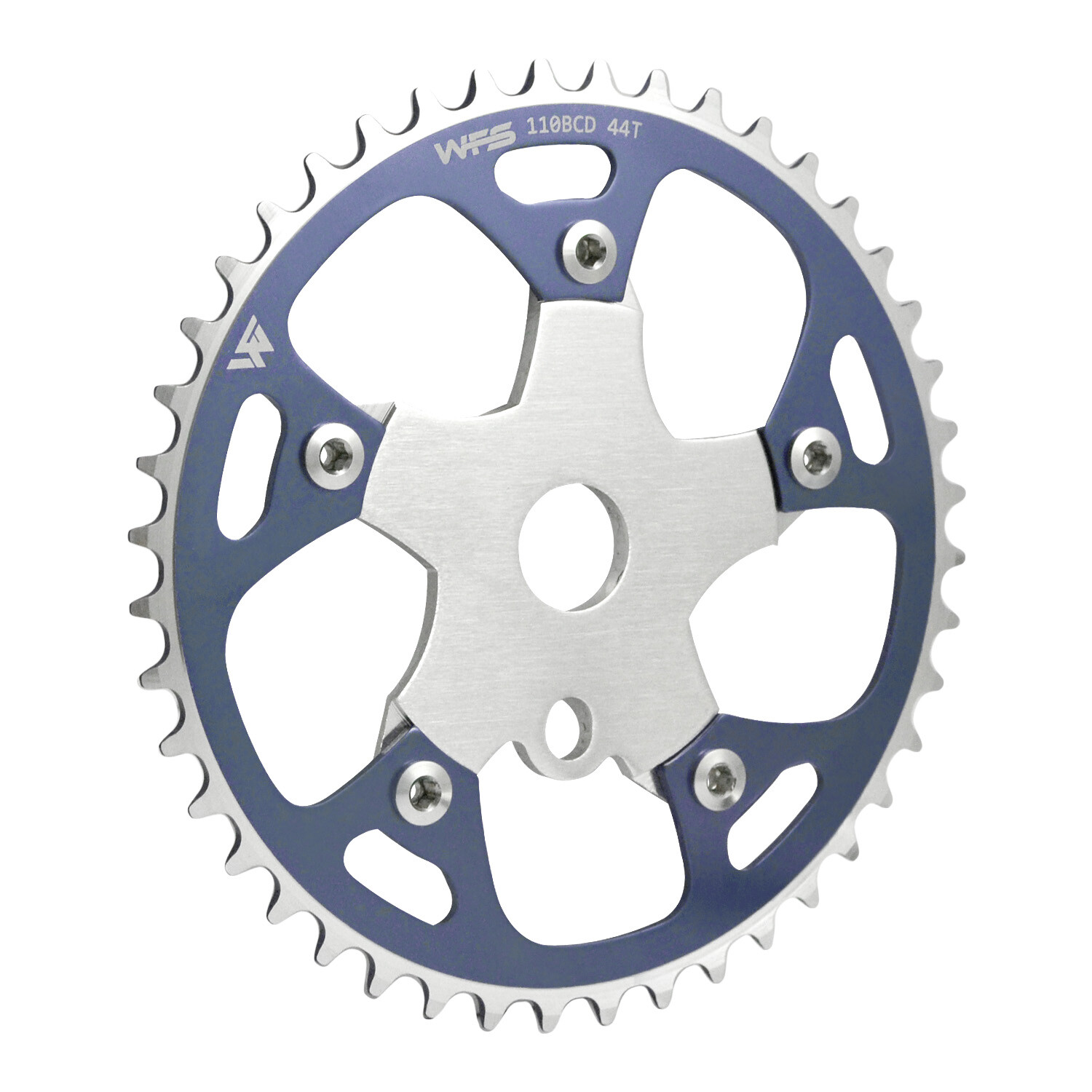 WFS Pulsar Chainring w/ Spider Sprocket 44T 1/8" 110mm Old School BMX