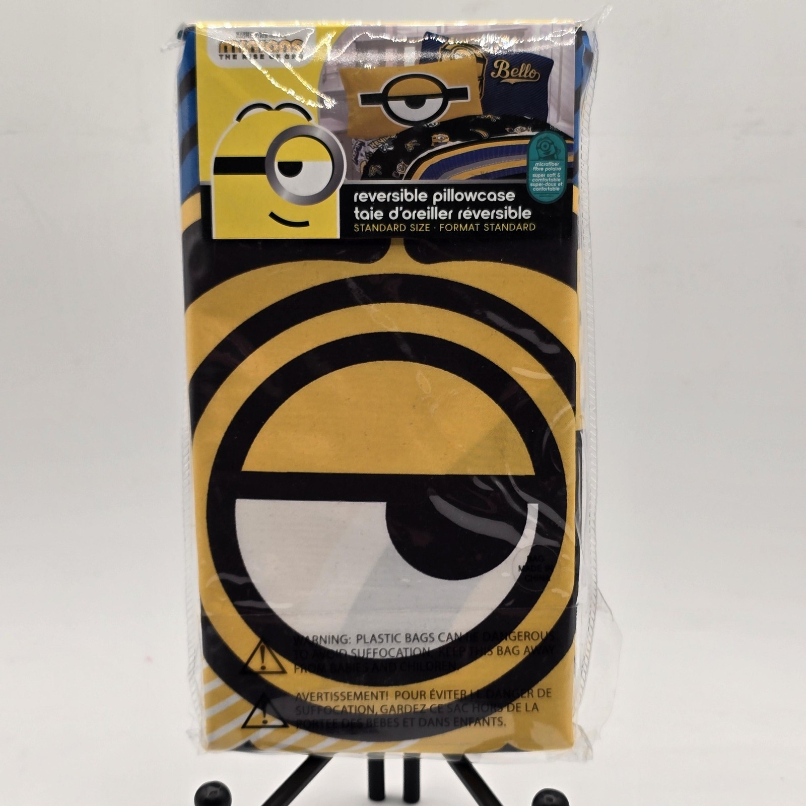 Minions The Rise Of Gru Reversible Microfiber Pillowcase 20x30 Franco Yellow
