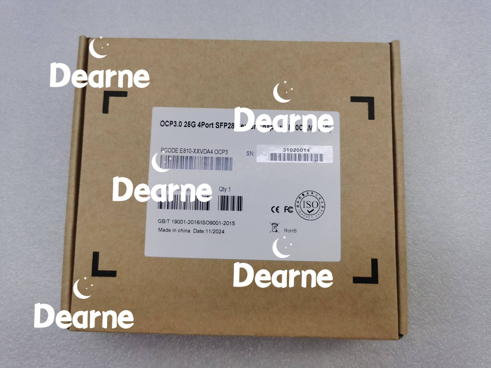 1pc Intel E810-XXVDA4 25GB OCP3.0 network adapter Dell R1KTR