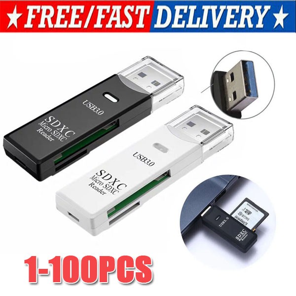 USB3.0 SD Card Reader for PC Micro SD Card to USB Adapter for Camera MemoryC lot