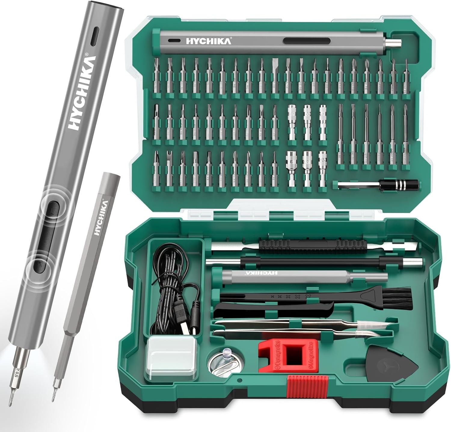 67-in-1 Cordless Precision Screwdriver Kit Rechargeable Magnetic Bits