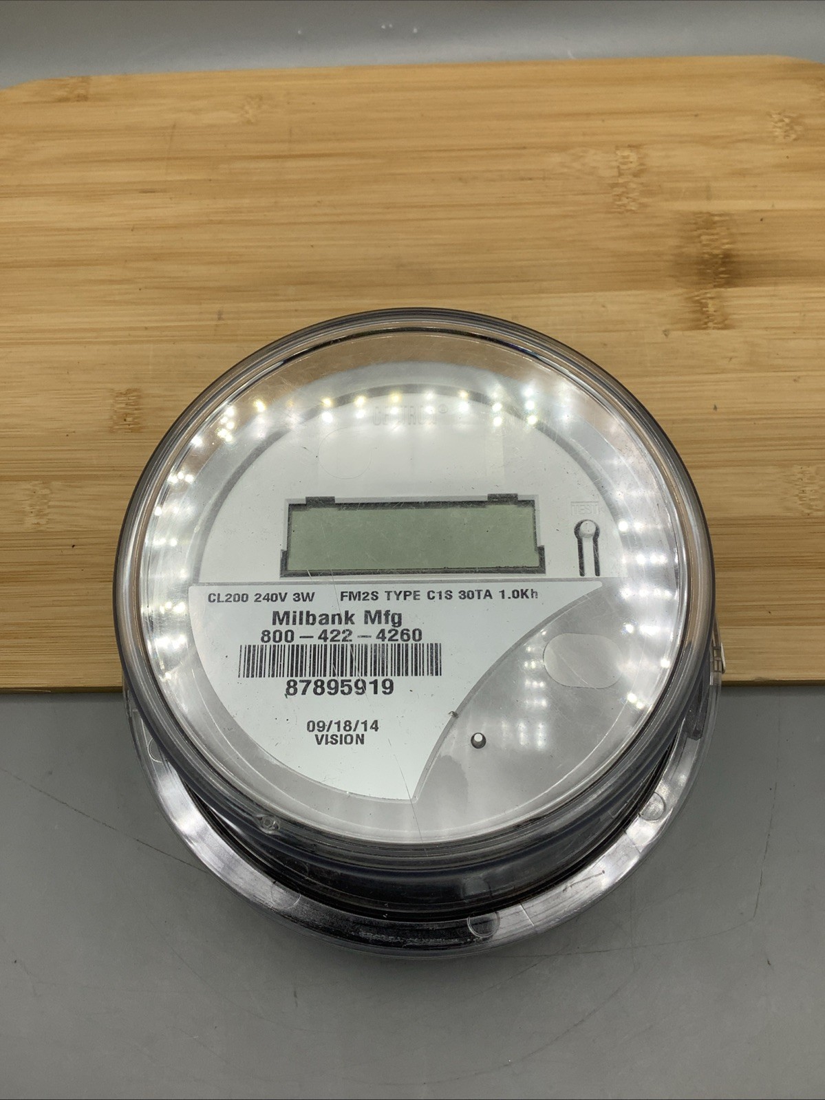 Milbank Mfg Meter CL200 240V 3W Type C1S 30TA