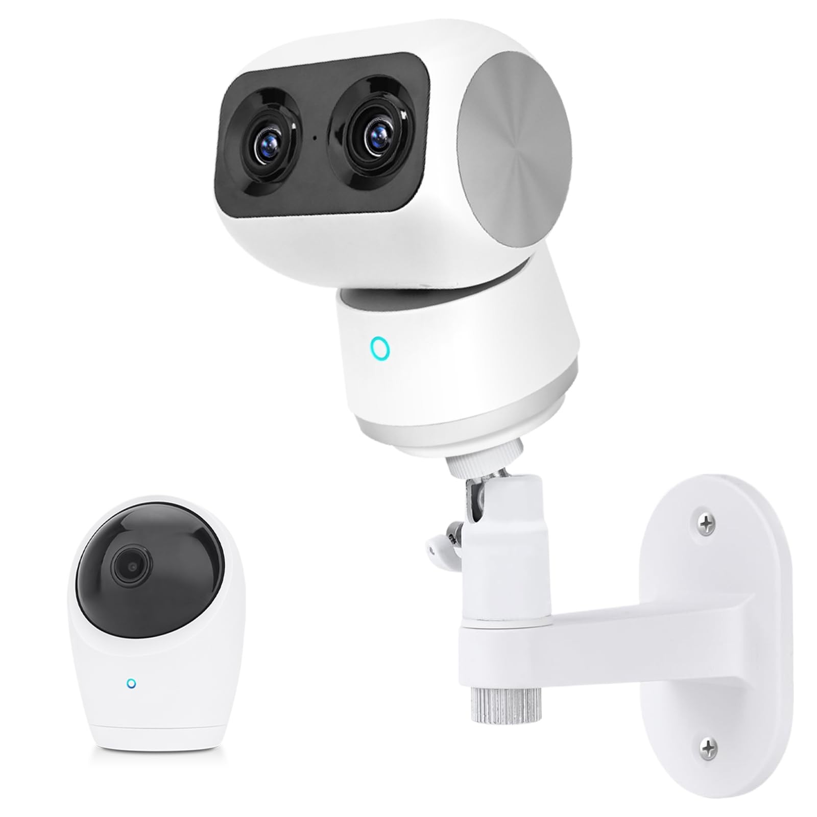 wochel Security Camera Mount for eufy Indoor Cam S350, Adjustable Baby White